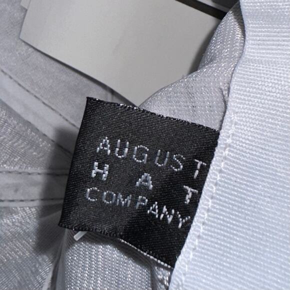 NWT ‘Happy Hour’ Light Heather Grey Silver August Hat Company Ball Cap - Picture 9 of 10